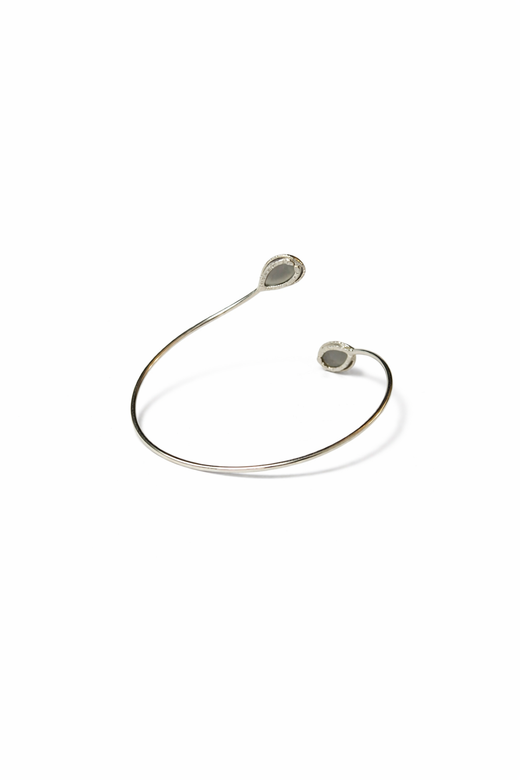 Silver Agate Bracelet