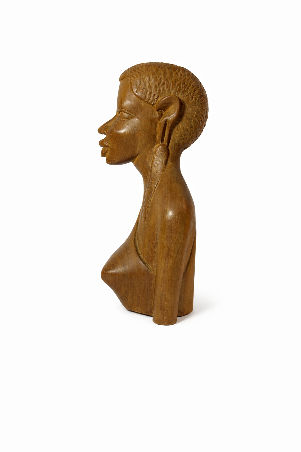 Hand-Carved Wooden Sculpture