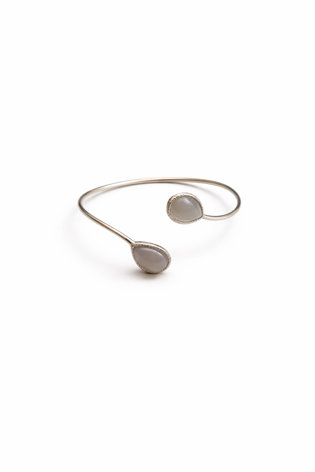 Silver Agate Bracelet